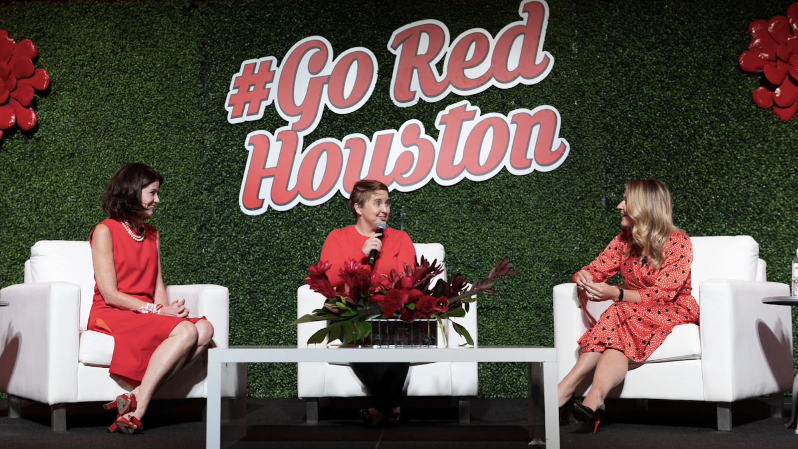 Dr. Costello and Dr. Coulter Speak at the AHA Go Red Luncheon